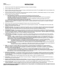 Form B-C-790C Change of Name Liability Bond Rider - North Carolina, Page 2