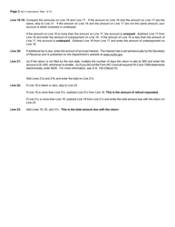 Instructions for Form NC-3 Annual Withholding Reconciliation - North Carolina, Page 2
