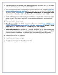 Form E-500 Preparation Checklist - North Carolina, Page 2
