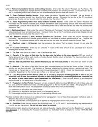 Instructions for Form E-500E Combined General Rate Sales and Use Tax Return (Utility, Liquor, Gas, and Other) - North Carolina, Page 2