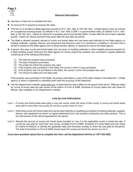 Form E-585E State Agency Claim for Refund County and Transit Sales and Use Taxes - North Carolina, Page 3