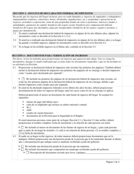 Declaracion Jurada De Indigencia Solicitud Para Eximir Cuota Por Audiencia Administrativa - North Carolina (Spanish), Page 2