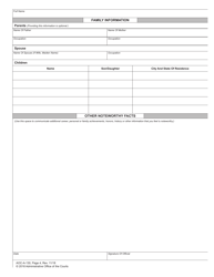 Form AOC-A-130 Biographical Data for Judicial Officials - North Carolina, Page 4