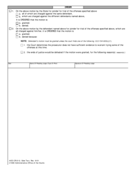 Form AOC-CR-212 Motion and Order for Joinder - North Carolina, Page 2