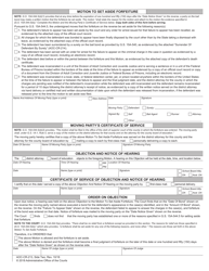 Form AOC-CR-213 Bond Forfeiture Notice - North Carolina, Page 2
