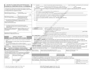 Form AOC-CR-100 SPANISH Warrant for Arrest - North Carolina (English/Spanish), Page 3
