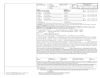 Form AOC-CR-116 Magistrate&#039;s Order - North Carolina (Vietnamese), Page 2
