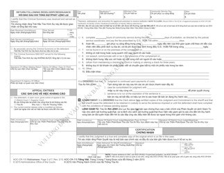 Form AOC-CR-115 VIETNAMESE Criminal Summons Misdemeanor Worthless Check - North Carolina (English/Vietnamese), Page 3