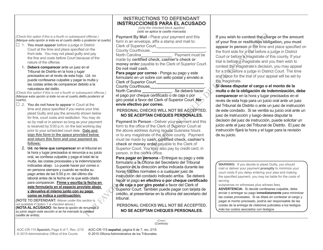 Form AOC-CR-115 SPANISH Criminal Summons Misdemeanor Worthless Check - North Carolina (English/Spanish), Page 6