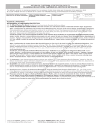 Form AOC-CR-201 SPANISH Appearance Bond for Pretrial Release - North Carolina (English/Spanish), Page 4