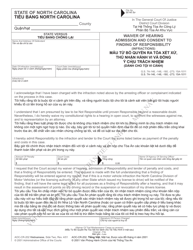 Form AOC-CR-202 VIETNAMESE Waiver of Trial Plea of Guilty Consent to Entry of Judgment (Misdemeanors) - North Carolina (English/Vietnamese), Page 3