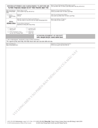 Form AOC-CR-206 VIETNAMESE Inventory of Items Seized Pursuant to Search - North Carolina (English/Vietnamese), Page 3