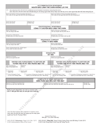 Form AOC-CR-201 VIETNAMESE Appearance Bond for Pretrial Release - North Carolina (English/Vietnamese), Page 2