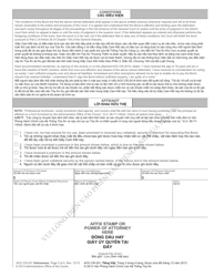 Form AOC-CR-201 VIETNAMESE Appearance Bond for Pretrial Release - North Carolina (English/Vietnamese), Page 3