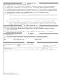 Form AOC-CR-277 Felony Speeding to Elude - Vehicle Seizure - Owner&#039;s Petition for Release and Order of Court - North Carolina, Page 2