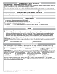 Form AOC-CR-288 Petition and Order of Expunction Under G.s. 15a-146(A2) (Not Guilty or Not Responsible) - North Carolina, Page 2