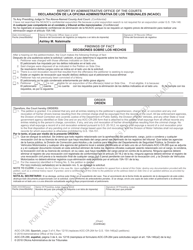 Form AOC-CR-288 SPANISH Petition and Order of Expunction Under G.s. 15a-146(A2) (Not Guilty or Not Responsible) - North Carolina (English/Spanish), Page 3