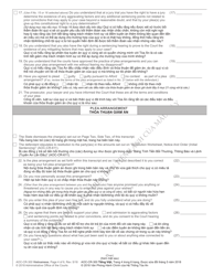Form AOC-CR-300 VIETNAMESE Transcript of Plea - North Carolina (English/Vietnamese), Page 4