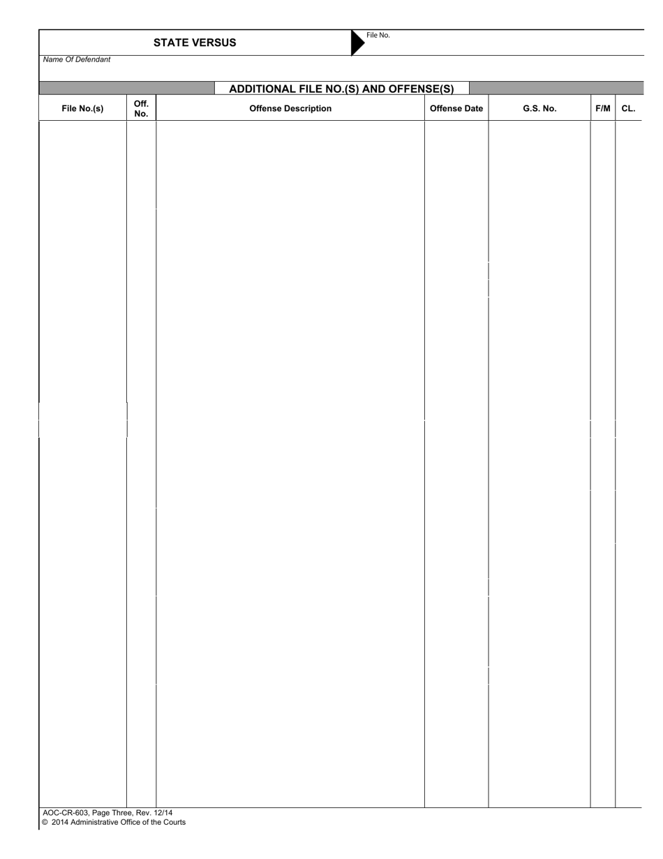 Form AOC-CR-302 Judgment Suspending Sentence and Commitment on Special Probation - North Carolina, Page 4