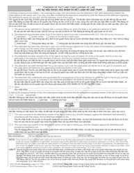 Form AOC-CR-405 Waiver of Jury Trial - North Carolina (English/Vietnamese), Page 3