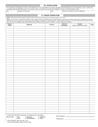 Form AOC-CR-600A Worksheet Prior Record Level for Felony Sentencing and Prior Conviction Level for Misdemeanor Sentencing (Structured Sentencing) (For Offenses Committed Before Dec. 1, 2009) - North Carolina, Page 2