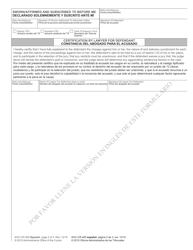 Form AOC-CR-405 Waiver of Jury Trial - North Carolina (English/Spanish), Page 2