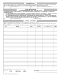 Form AOC-CR-600B Worksheet Prior Record Level for Felony Sentencing and Prior Conviction Level for Misdemeanor Sentencing (Structured Sentencing) (For Offenses Committed on or After Dec. 1, 2009) - North Carolina, Page 2