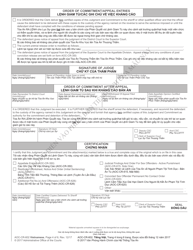 Form AOC-CR-602 Judgment and Commitment - Misdemeanor Active Punishment (Structured Sentencing) - North Carolina (Vietnamese), Page 4