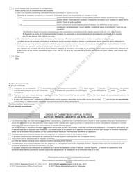 Formulario AOC-CR-602 Sentencia Y Auto De Prision Castigo De Reclusion - Delitos Menores (Imposicion Estructurada De La Pena) - North Carolina (Spanish), Page 3