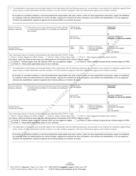 Form AOC-CR-611A Restitution Worksheet Addendum (Initial Sentencing) - North Carolina (English/Spanish), Page 2