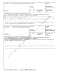 Form AOC-CR-611A Restitution Worksheet Addendum (Initial Sentencing) - North Carolina (English/Spanish), Page 4