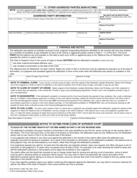 Form AOC-CR-612 Restitution Update Worksheet, Notice and Findings (Revocation or Termination of Probation) - North Carolina, Page 2
