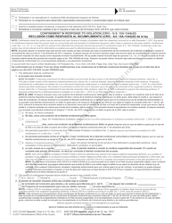 Form AOC-CR-609 Order on Violation of Probation or on Motion to Modify - North Carolina (English/Spanish), Page 9