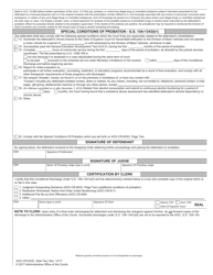Form AOC-CR-633C Conditional Discharge Under G.s. 15a-1341(A5) - North Carolina, Page 2