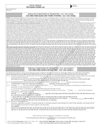 Form AOC-CR-632D Conditional Discharge Under G.s. 15a-1341(A4) (For Offenses Committed on or After Dec. 1, 2016) - North Carolina (English/Vietnamese), Page 3
