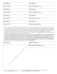 Form AOC-CV-220 Memorandum of Judgment/Order - North Carolina (English/Vietnamese), Page 3
