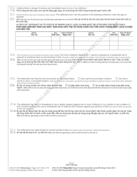 Form AOC-CV-303 Complaint and Motion for Domestic Violence Protective Order - North Carolina (English/Vietnamese), Page 2