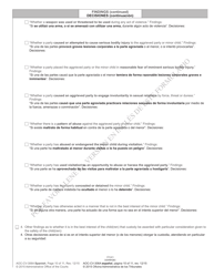 Form AOC-CV-306 Domestic Violence Order of Protection - North Carolina (English/Spanish), Page 10