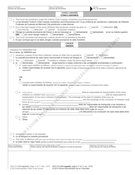 Form AOC-CV-306 Domestic Violence Order of Protection - North Carolina (English/Spanish), Page 11