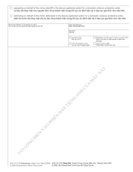 Form AOC-CV-318 Application and Order to Appoint Guardian Ad Litem in Action for Domestic Violence Protective Order - North Carolina (English/Vietnamese), Page 2