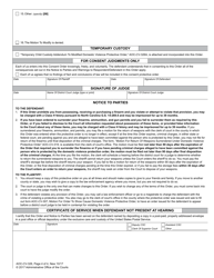Form AOC-CV-326 Modified Domestic Violence Order of Protection - North Carolina, Page 4