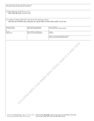 Form AOC-CV-406 VIETNAMESE Notice of Right to Have Exemptions Designated - North Carolina (English/Vietnamese), Page 4