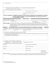 Form AOC-CV-524 No-Contact Order for Stalking or Nonconsensual Sexual Conduct - North Carolina, Page 2