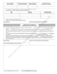 Form AOC-CV-415 SPANISH Motion to Claim Exempt Property (Statutory Exemptions) - North Carolina (English/Spanish), Page 6