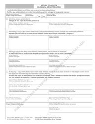 Form AOC-CV-601 SPANISH Motion and Order to Show Cause for Failure to Comply With Order in Child Support Action - North Carolina (English/Spanish), Page 3