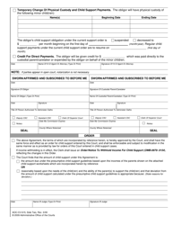 Form AOC-CV-615 Consent Agreement and Order to Modify Child Support Order - North Carolina, Page 2
