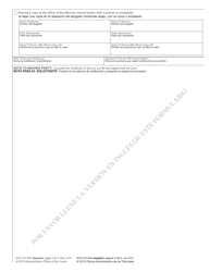 Form AOC-CV-634 SPANISH Motion to Modify Custody - North Carolina (English/Spanish), Page 2
