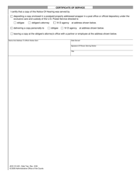 Form AOC-CV-651 Petition for Reinstatement of Licensing Privileges - North Carolina, Page 2