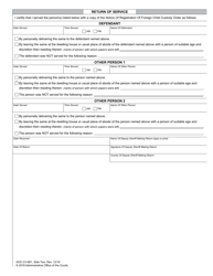 Form AOC-CV-661 Notice of Registration of Foreign Child Custody Order - North Carolina, Page 2