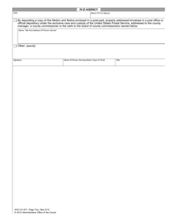 Form AOC-CV-671 Motion and Notice of Hearing for Relief From Child Support Obligation Due to Disestablishment of Paternity - North Carolina, Page 3